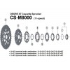 Kazeta SHIMANO DEORE XT CS-M8000 opravn set (Obr. 0)