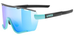 Brýle UVEX SPORTSTYLE 236 Small SET Aqua black mat/mirror blue