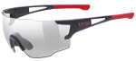 Brýle UVEX SPORTSTYLE 804 VM Black mat/red
